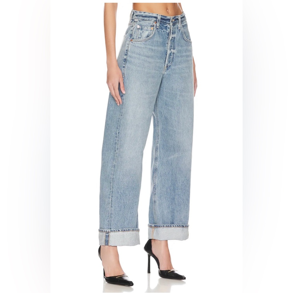 Citizens of Humanity Ayla Baggy Cuffed Crop Jeans Skylights Size 29
